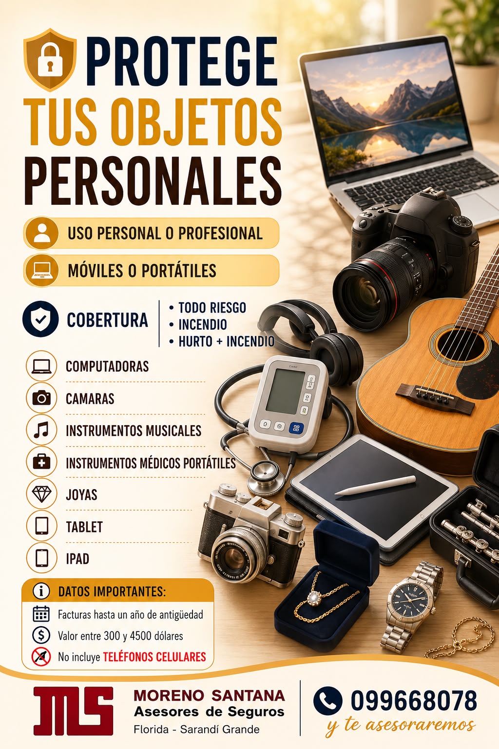 TUS OBJETOS PERSONALES SIMEPRE PROTEGIDOS